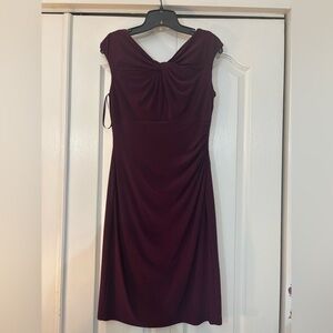 Lauren Ralph Lauren Gathered Midi Dress